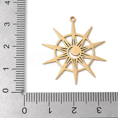 201 Stainless Steel Pendants LS-STAS-K298-07G-1