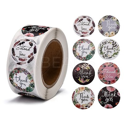 1 Inch Thank You Stickers LS-DIY-G013-A13-1