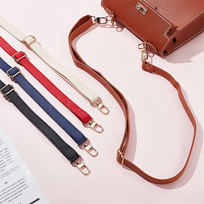 5Pcs 5 Colors PU Imitation Leather Adjustable Bag Straps FIND-WR0009-78A-1