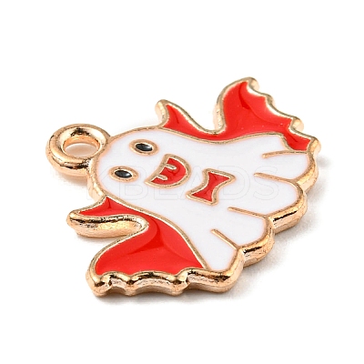 Alloy Enamel Pendants ENAM-G218-A07-1