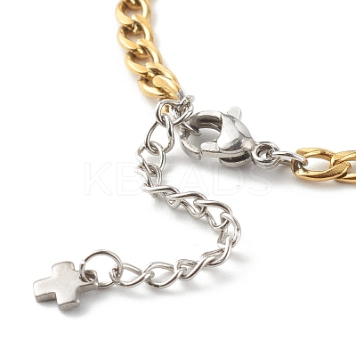 304 Stainless Steel Chain Bracelet Makings AJEW-JB00996-02-1