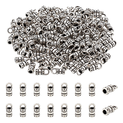 200Pcs Tibetan Style Alloy Cord Ends TIBE-NB0001-29AS-1