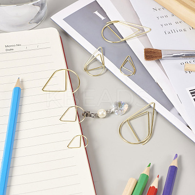 200Pcs 3 Style Carbon Steel Paper Clips FIND-TA0002-18LG-1