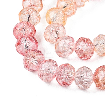 Transparent Glass Beads Strands GLAA-T023-10mm-A06-1