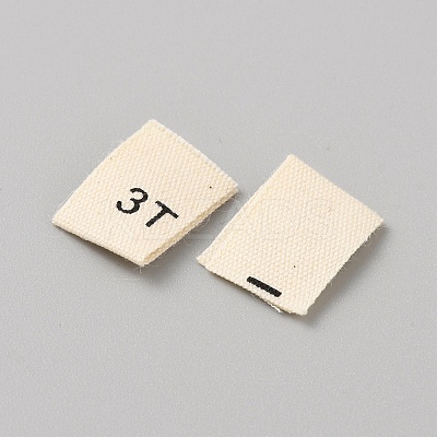 Cotton Sewing Size Label DIY-WH0578-36B-1