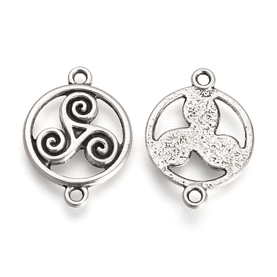 Tibetan Style Alloy Links LS-TIBE-S304-03AS-RS-1