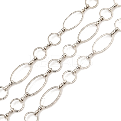 Rack Plating Brass Link Chains CHC-M026-03P-01-1