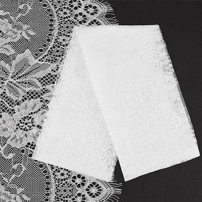 Nylon Eyelash Lace Trim Fabric AJEW-WH0314-66B-1