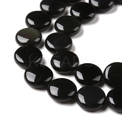 Natural Obsidian Beads Strands G-C238-21B-1