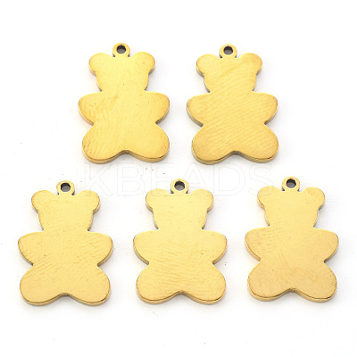 PVD Vacuum Plating 304 Stainless Steel Pendants X-STAS-N092-15G-1