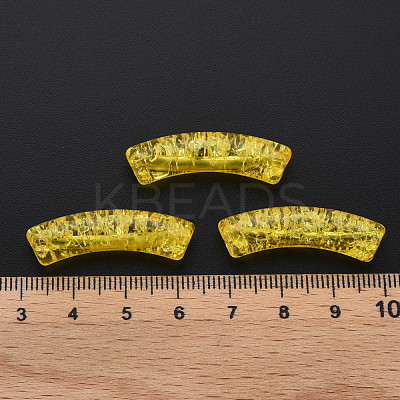 Transparent Crackle Acrylic Beads CACR-S009-001A-N81-1