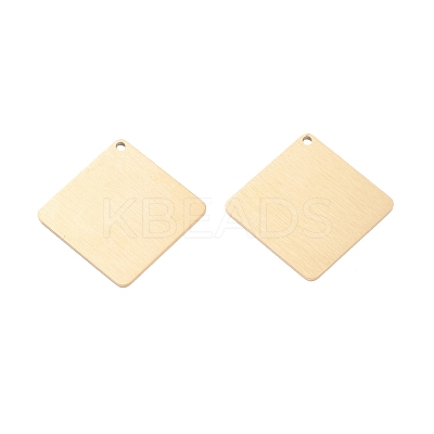 Ion Plating(IP) 304 Stainless Steel Pendants STAS-O133-08H-G-1
