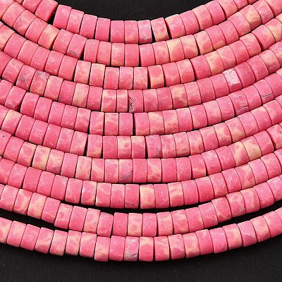 Dyed Synthetic Imperial Jasper Beads Strands G-Z089-A03-I-1