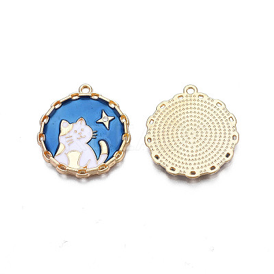 Alloy Enamel Pendants LS-ENAM-N055-102B-1