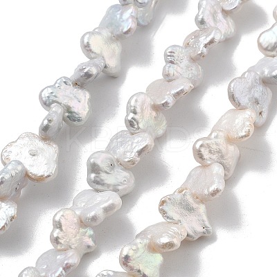 Natural Baroque Keshi Pearl Beads Strands PEAR-P064-15A-01A-1