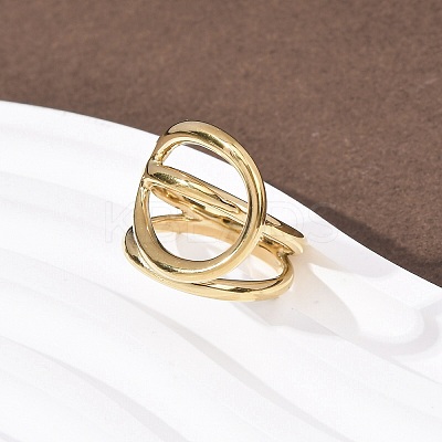 304 Stainless Steel Finger Rings RJEW-P177-01K-G-1