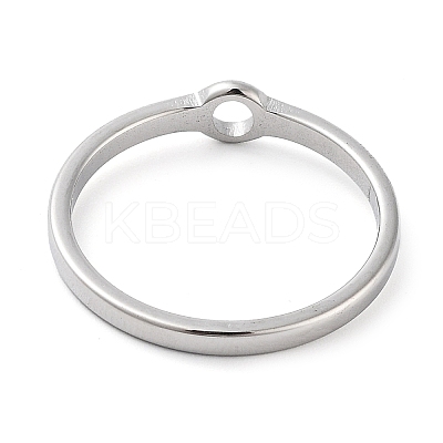Non-Tarnish 304 Stainless Steel Finger Rings RJEW-E164-11P-8-1