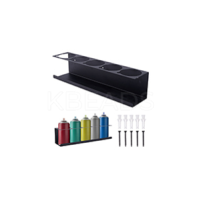 Zinc Alloy Wall Mounted Cylinder Tube Display Rack AJEW-WH0542-049-1