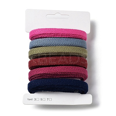 18 Yards 6 Styles Polyester Ribbon SRIB-C001-D04-1