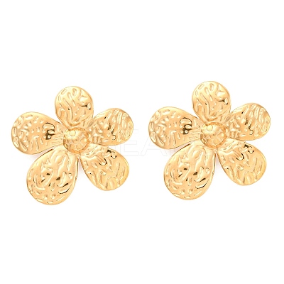 304 Stainless Steel Stud Earrings for Women EJEW-K306-13G-1
