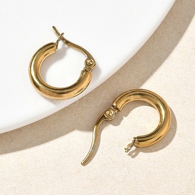 304 Stainless Steel Hoop Earrings for Women EJEW-A159-01G-1