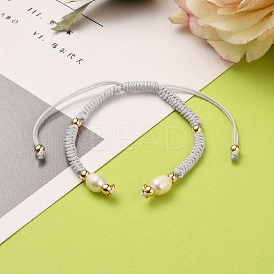 Braided Nylon Cord Bracelet Making AJEW-JB00764-04-1