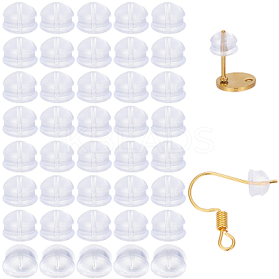 Clear Silicone Full-covered Ear Nuts FIND-SP0001-18A-1