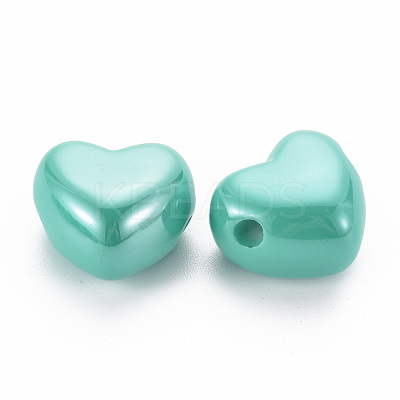 Opaque Acrylic European Beads MACR-S372-03B-68-1