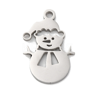 Anti-Tarnish Christmas 201 Stainless Steel Pendants LS-STAS-Q015-09P-1