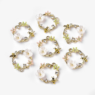 Alloy Enamel Pendants LS-X-ENAM-N051-17-1
