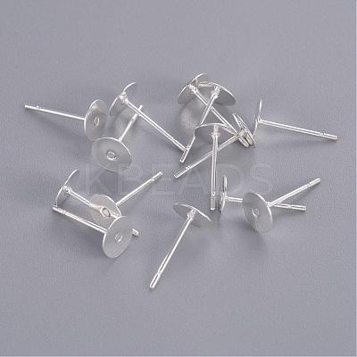 Stud Earring Settings X-KK-C2896-S-1-1