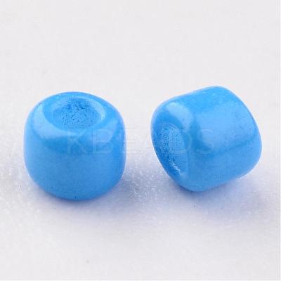 12/0 1.5~2mm Baking Paint Glass Seed Beads Loose Spacer Beads X-SEED-S001-K17-1