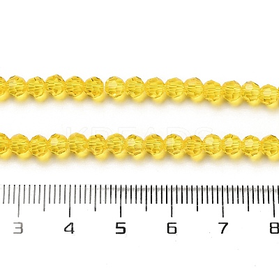 Transparent Glass Beads Strands EGLA-A035-T4mm-D03-1