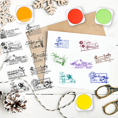 Custom PVC Plastic Clear Stamps DIY-WH0448-0150-1