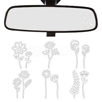 1Pc Waterproof PVC Electrostatic Stickers DIY-OC0013-20D-1