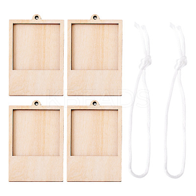 Wooden Mini Hanging Photo Frame for Children DIY-TA0012-93A-1