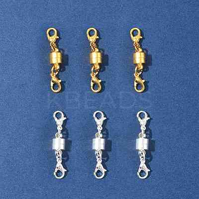 12Sets 2 Colors Brass Magnetic Clasps Converter KK-FS0001-95-1