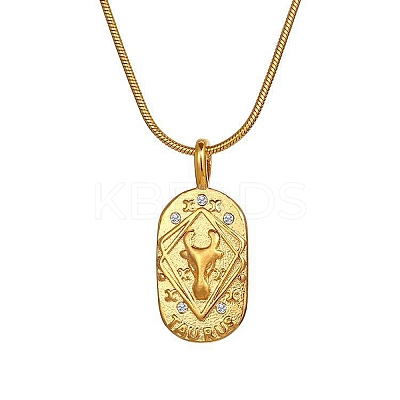Constellations Cubic Zirconia Pendant Necklace PW-WG56929-05-1