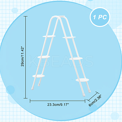 Iron Ladder Action Figure Display Stands ODIS-WH0025-94B-1
