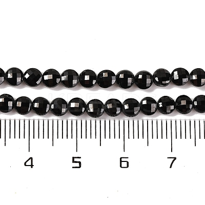 Natural Black Spinel Beads Strands X-G-F770-B01-01-1