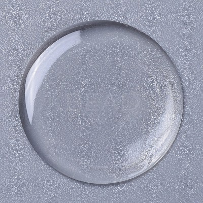 Plastic Clear Cabochons Epoxy Sticker X-AJEW-J031-01-1
