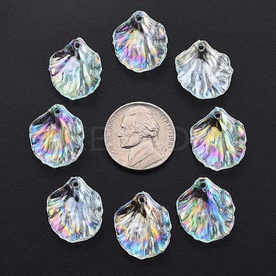 Transparent Acrylic Pendants MACR-S373-73-C05-1