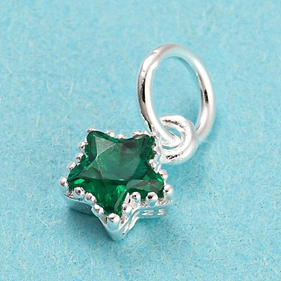 925 Sterling Silver Birthstone Charms LS-STER-G035-01C-02-1