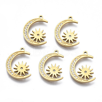 316 Surgical Stainless Steel Pendants STAS-N097-037-1