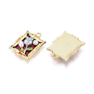 Alloy Enamel Pendants FIND-M060-09C-G01-1