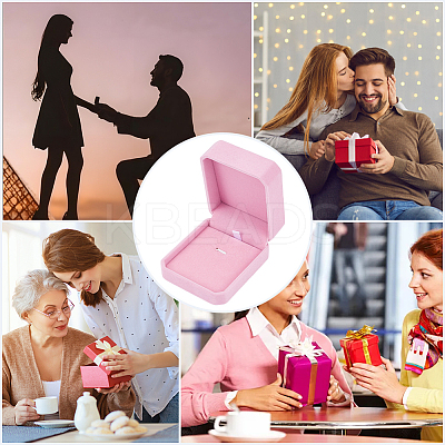 Velvet Jewelry Storage Boxes for Pendant OBOX-WH20001-02B-02-1