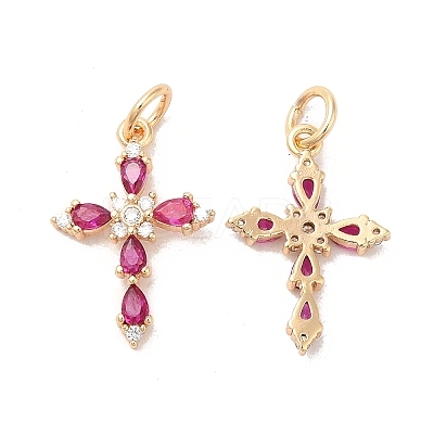 Brass Glass Pendants KK-Q773-20G-1