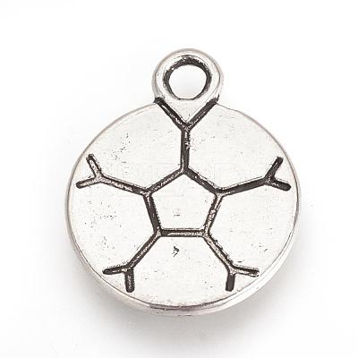 Tibetan Style Alloy Pendants TIBEP-Q064-134AS-RS-1