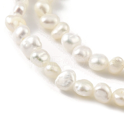 Natural Cultured Freshwater Pearl Beads Strands PEAR-A006-02E-1