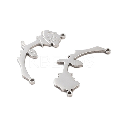 Non-Tarnish 304 Stainless Steel Connector Charms STAS-Z078-20P-1
